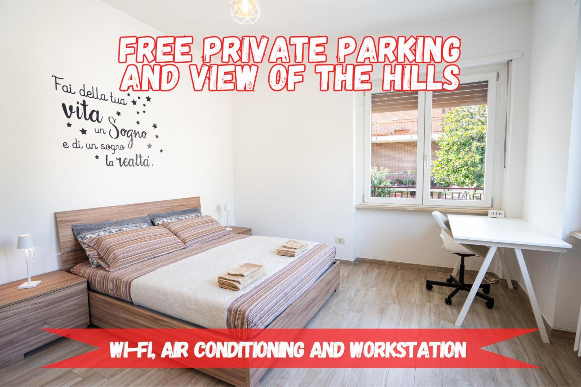 Ferienwohnung Private Parking, With Hill View Alba  Exterior foto